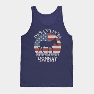 Put The Worn Out Old Donkey Out To Pasture Tank Top